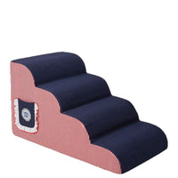 BLOBLO Pet Stairs Ramp for Small Dogs, Fully Removable and Washable Bedside Ladder