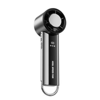 Portable Handheld Cooling Fan with Ice Compress Function, High-Speed Personal Fan for Outdoor Use