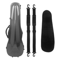 Premium 4/4 Full-Size Carbon Fiber Violin Case with Hygrometer, Lightweight Backpack Style