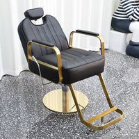 Hydraulic Reclining Barber Chair for Hair Salon, Adjustable Swivel Styling Chair