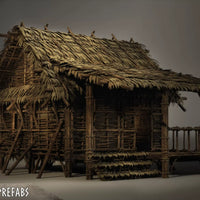 UE5 Unreal Engine 5 Modular Medieval House & Building Kit - Thatched & Tin Roof Huts