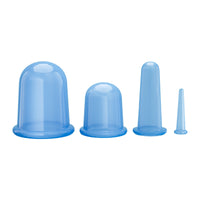 Portable Silicone Vacuum Cupping Set for Home Use - Back Suction Therapy Cups for Beauty and Wellness