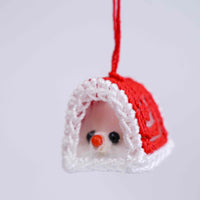 Plush Mink Fur Mouse Keychain with Woven Basket Ornament