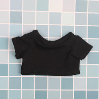 Doll Clothes T-Shirt for 10cm 15cm 20cm Cotton Dolls Fashion Short Sleeve Top