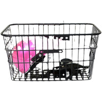 Universal Bicycle Rear Basket for Electric Bikes, Large Capacity Cargo Rack Basket