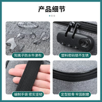 Multi-layer Document Organizer Bag with Lock for Travel and Home