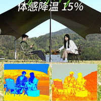 Blackout Sunshade Tarp Tent for Outdoor Camping and Picnic
