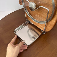 304 Stainless Steel Kitchen Knife Holder Rack Multifunctional Storage for Chopping Board and Cutlery