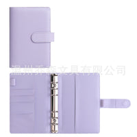 Macaron A6 Binder Budget Planner with Zipper Pockets for Students