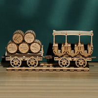Adult 3D Wooden Puzzle - Wine Transport Truck Model Kit