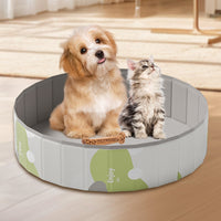 Foldable Pet Swimming Pool & Bath Tub for Dogs and Cats, Portable Non-Inflatable Pet Bathing Pool