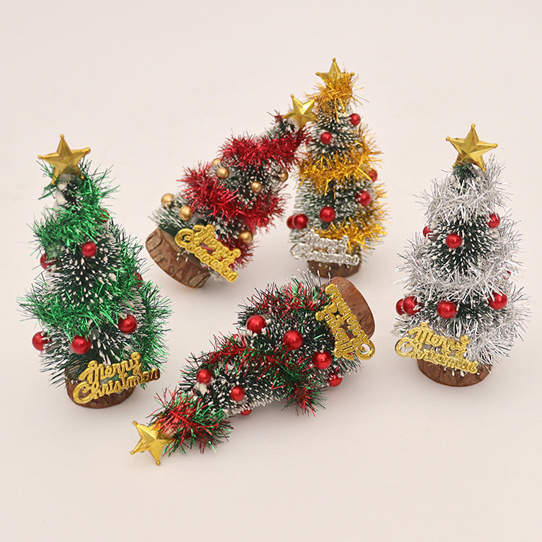 Miniature Christmas Tree Dollhouse Decoration