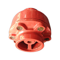 Grooved Ductile Iron Silent Check Valve for Fire Protection Systems, Clamp Connection Water Supply Vertical One-Way Valve