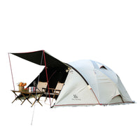 Lvyu Family 1-Bedroom 1-Living Room Blackout UV-Proof Outdoor Camping Tent