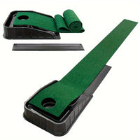 HOW TRUE Indoor Golf Putting Trainer with Automatic Ball Return
