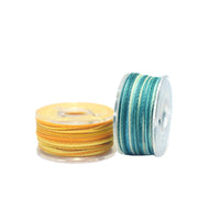 Multicolor Ombre Waxed Polyester Thread for DIY Craft and Sewing