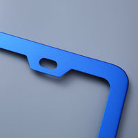 Aluminum Alloy Car License Plate Frame for US Standard Plates, Thickened Multi-Color Auto Tag Holder