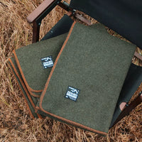 ZENHEO High Wool Content Outdoor Camping Picnic Blanket Washable Shawl for All Seasons