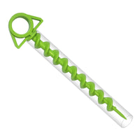 Plastic Tent Stakes Screw-Type Ground Pegs for Outdoor Camping and Canopies