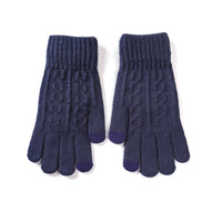 Unisex Winter Touchscreen Knit Gloves for Outdoor Sports and Daily Wear