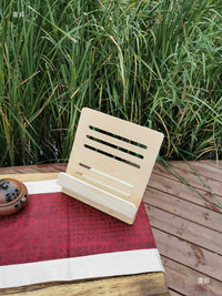 Wooden Foldable Guzheng Music Stand Portable Desktop Reading Holder
