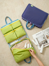 7-in-1 Travel Hanging Wardrobe Organizer Bag for Clothes Underwear Luggage