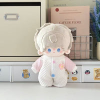 Ugly Doll Jumpsuit for 20cm Cotton Dolls, Cute Standing/Sitting Pose Outfit Set