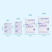 Reusable Biological Ice Packs for Food, Seafood, and Medical Transport
