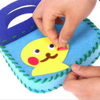 Kids' DIY Non-Woven Sewing Craft Kit - Cartoon 3D Puzzle Educational Toy for Preschoolers