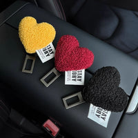Car Seat Belt Buckle Extender and Stopper Clip, Anti-Rattle Lock for Front and Rear Seats