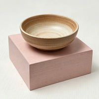 Pink Solid Wood Display Riser Stand for Desktop Ornaments and Collectibles