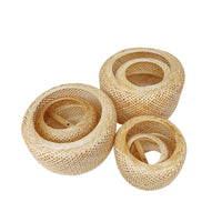 Bamboo Woven Retractable Chandelier for Teahouse Restaurant Hotel Hotpot
