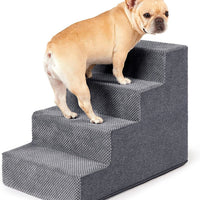 Pet Stairs Dog Ramp Washable Sponge Pet Ladder for Small to Large Dogs and Cats Multi-Layer Pet Steps for Beds and Sofas