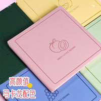 A5 Square Fruit Notebook Sketchbook Soft Cover Lined Journal Macaron Color