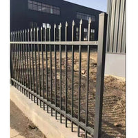 Zinc Steel Fence Panel for Schools, Residential Areas, Villas, and Factories - Protective Barrier Railing