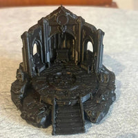 3D Printed Ancient Ruins Temple Aquarium Ornament