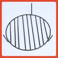 Portable Round Charcoal BBQ Grill for Outdoor Camping and Home Use - Stainless Steel Reinforcement
