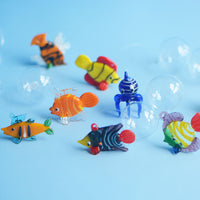 Handmade Glass Ocean Creature Figurines for Aquarium & Landscape Decor