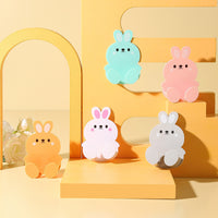 Multifunctional Rabbit Wall Hooks for Power Cords and Plugs, Punch-Free Adhesive Organizer for Kitchen and Home