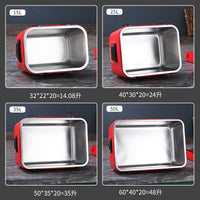 Commercial Portable Insulated Cooler Box for Food Preservation, Outdoor Camping, Picnic, Car Travel, Fishing, and Seafood Transport