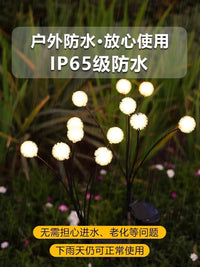 Solar Dandelion Garden Stake Lights Outdoor Waterproof Landscape Decor Warm White