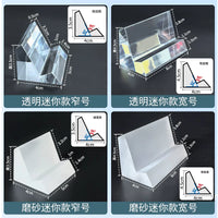 Acrylic Display Stand for Jewelry and Collectibles, Slanted Non-Slip Base with Groove