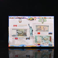 World Travel 68 Countries Commemorative Coin & Banknote Collection Album