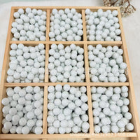 White Porcelain Marbles for Vending and Claw Machines, 12-16mm