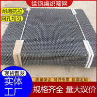 Wear-Resistant Manganese Steel Woven Wire Mesh for Mining and Aggregate Screening