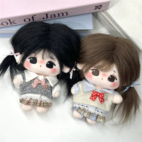 10cm Doll Clothes "Honor Student" Outfit for Cotton Dolls, Cute Plushie Replacement Set