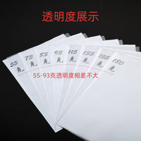 Translucent Vellum Paper for Tracing, Printing, and Crafts - A2, A3, A4 Sizes