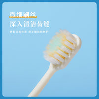 Portable Travel Toothbrush Set with Storage Case and Soft Bristles