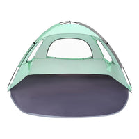 Portable Pop-Up Beach Tent with UV Protection and Ventilation for Camping & Outdoors