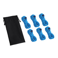 Reflective Guy Line Rope Kit with Tensioners and Storage Bag for Camping Tents